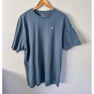 Men's Volcom Organic Cotton Blue T-Shirt